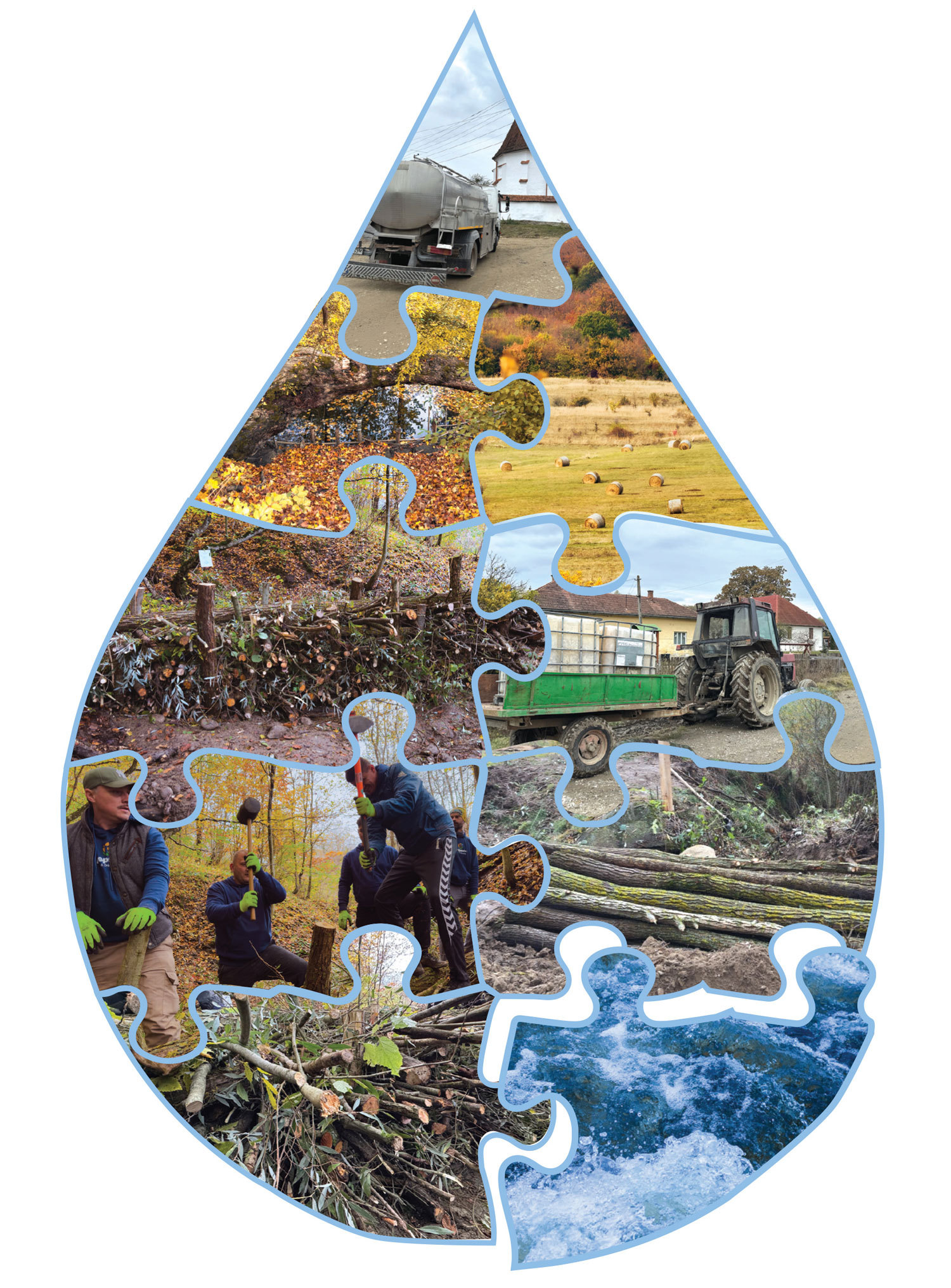 Seceta amenință existența satului Daia din Harghita: se construiesc baraje naturale pentru salvarea comunității