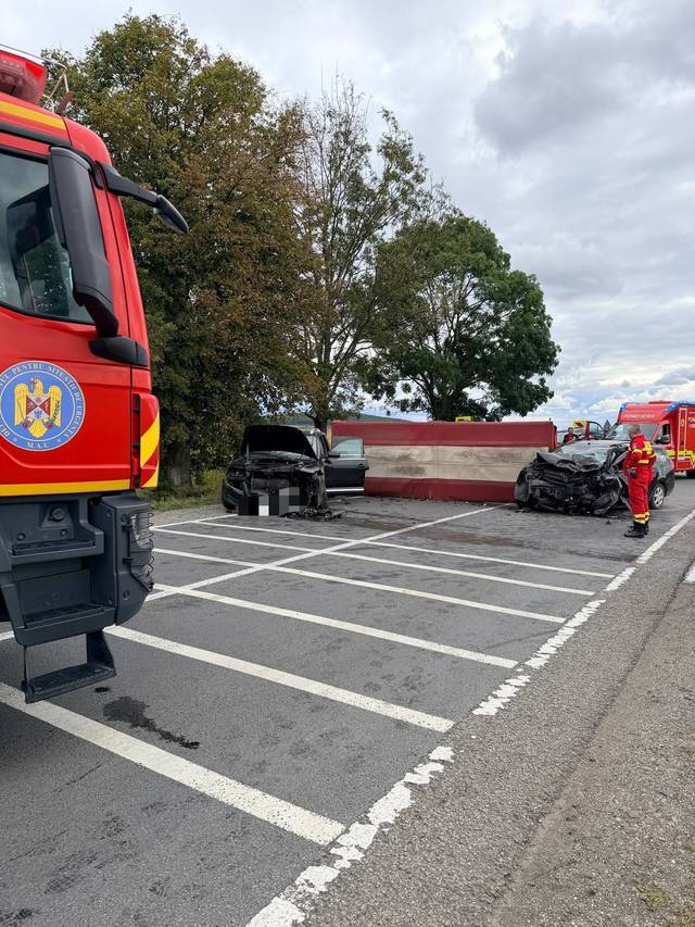 Tragedie pe DN 15 în județul Mureș: Doi mori în urma unei coliziuni frontale între două autoturisme