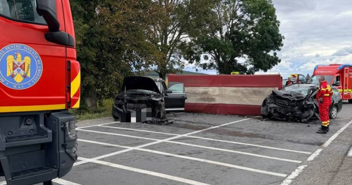 Tragedie pe DN15 în județul Mureș: Un șofer de 71 de ani a intrat pe contrasens și a provocat un accident mortal