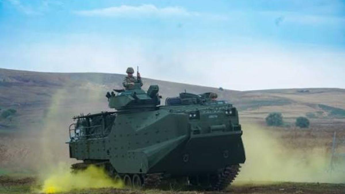 Capabilități noi pentru armata română: Primele vehicule amfibii AAV-7 au ajuns în Babadag