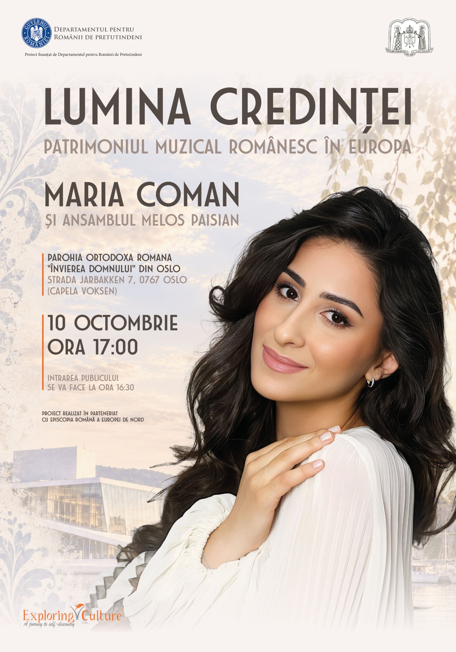 Turneul „Lumina credinței” va promova muzica bizantină românească în capitale europene