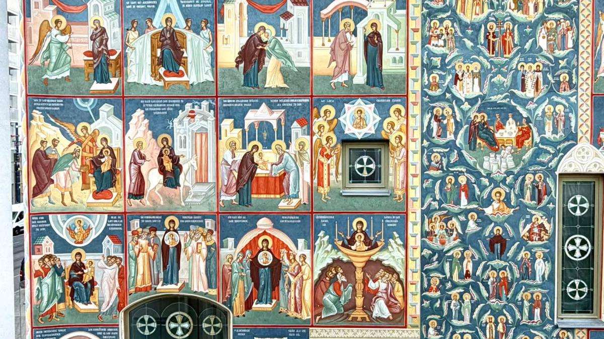 Pictura exterioară a Bisericii Ortodoxe din Viena a fost finalizată