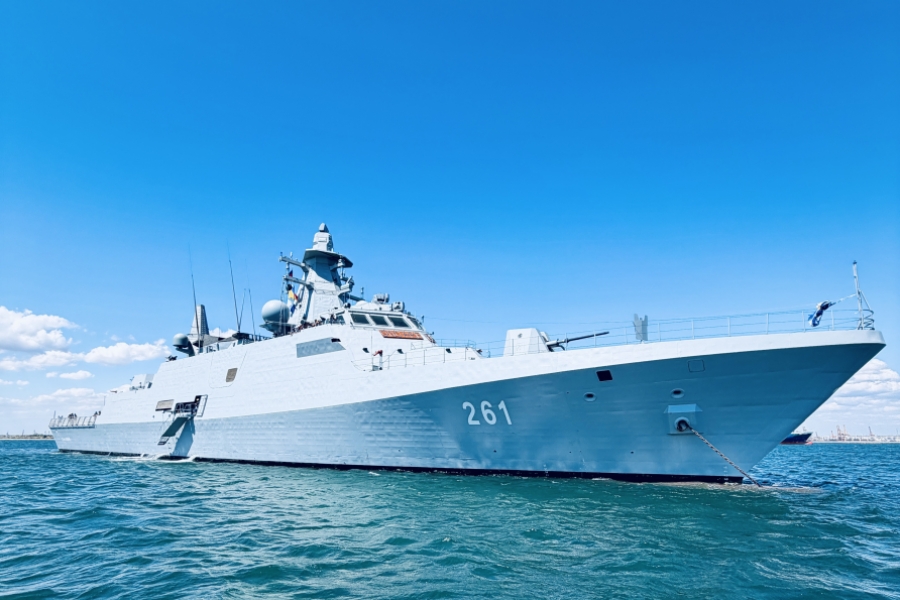 Corveta Contraamiral August Roman intră în dotarea Forțelor Navale Române după 30 de ani