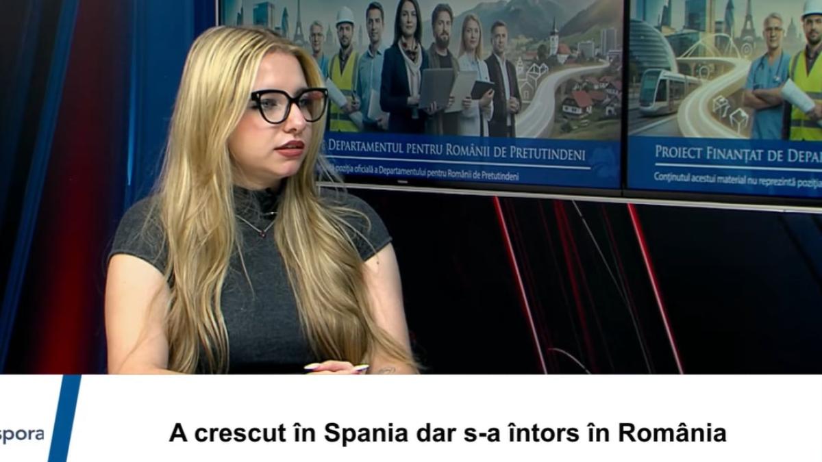 Amira Iasmina Grigoriu s-a întors în România după ce a crescut în Spania: „Am început să plâng în avion”